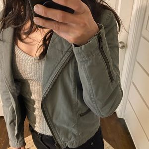 the Gap Quilted Bomber Jacket